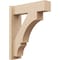 Ekena Millwork 5 1/2-in W x 18-in D x 22-in H Balboa Block Rough Cedar Woodgrain TimberThane Outlooker, Primed Tan OUTUR055X18X22BOA44RCPR - alternate 1